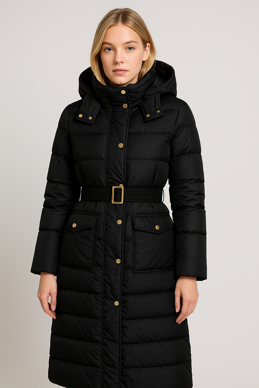 Palton matlasat negru - LIU JO