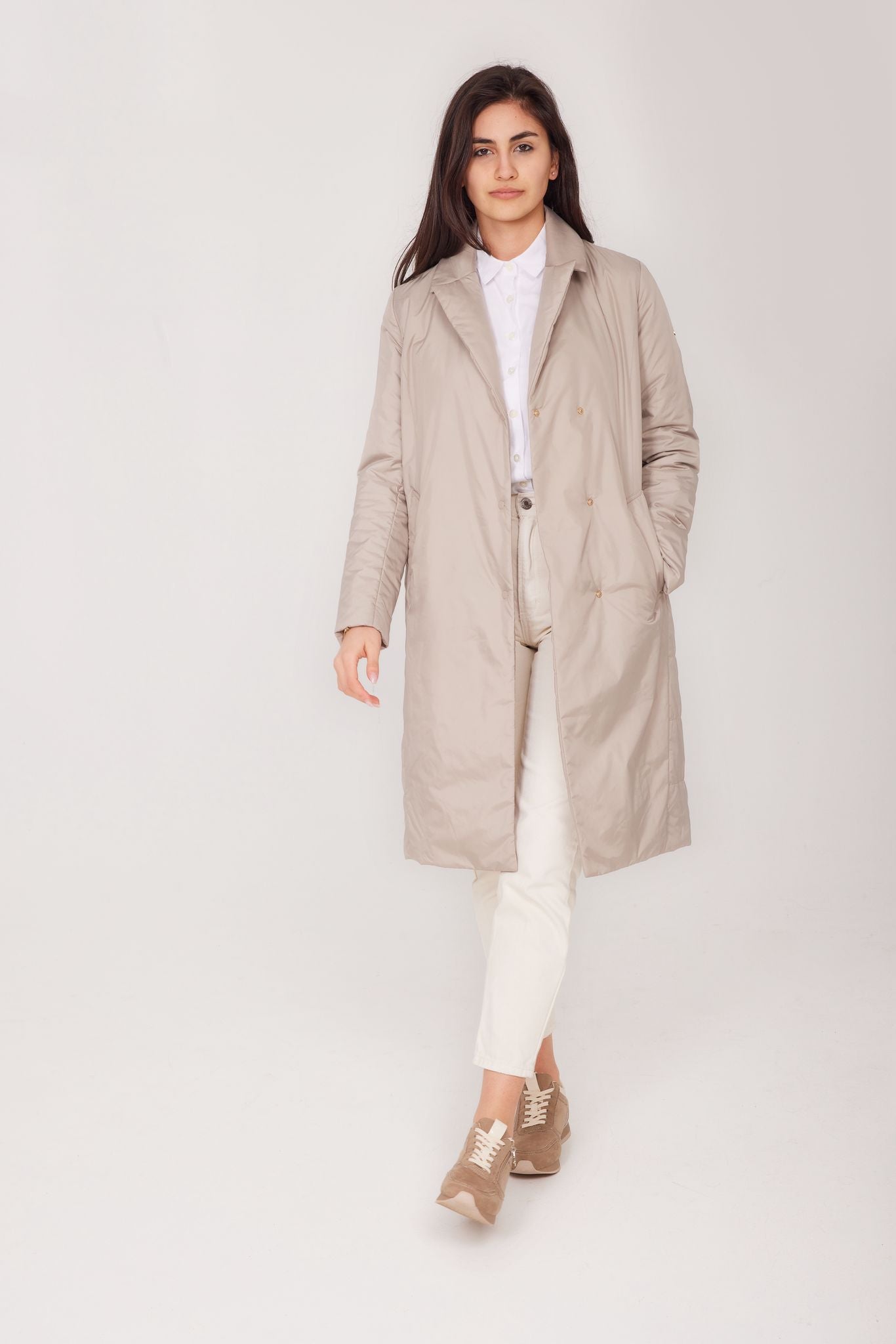 Palton de damă model VIKI – stucco